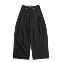 Ledger Pleated Pants, Black
