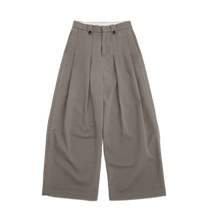 Ledger Pleated Pants, Grey